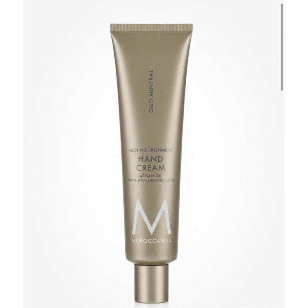 NEW Moroccanoil Rich Nourishment Hand Cream Oud Mineral 3.4 oz Full Size, SEALED